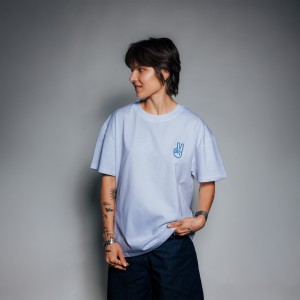T-SHIRT BIAŁY VAMOS