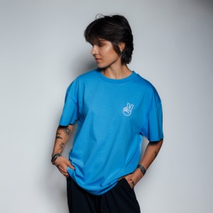 T-SHIRT NIEBIESKA VAMOS
