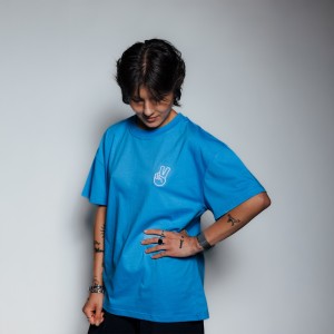 T-SHIRT NIEBIESKA VAMOS