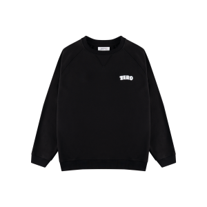 BLUZA CZARNA LOGO PLUSZOWE