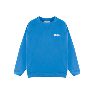 BLUZA NIEBIESKA LOGO PLUSZOWE