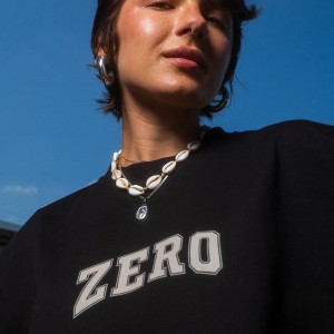 T-SHIRT CZARNY ZERO CAMPUS