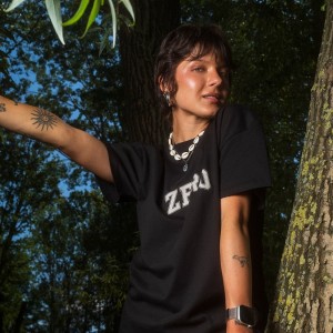 T-SHIRT CZARNY ZERO CAMPUS