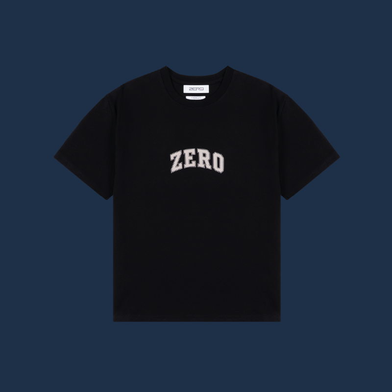 T-SHIRT CZARNY ZERO CAMPUS