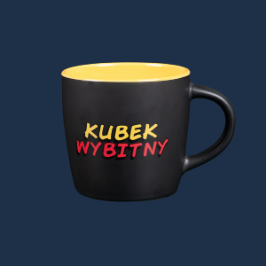PORCELANOWY KUBEK WYBITNY