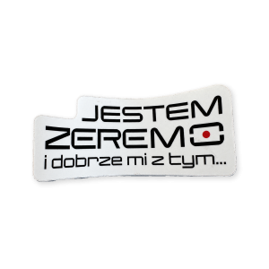 Zestaw trzech naklejek Kanału Zero