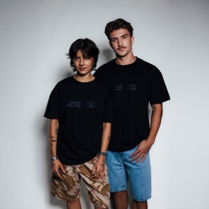 T-SHIRT CZARNY LOGO HD PRINT